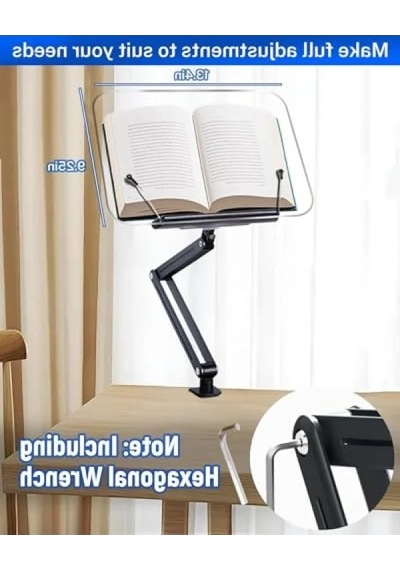 Ayarlanabilir 360 Dönebilen Kitap Ve Tablet Standı