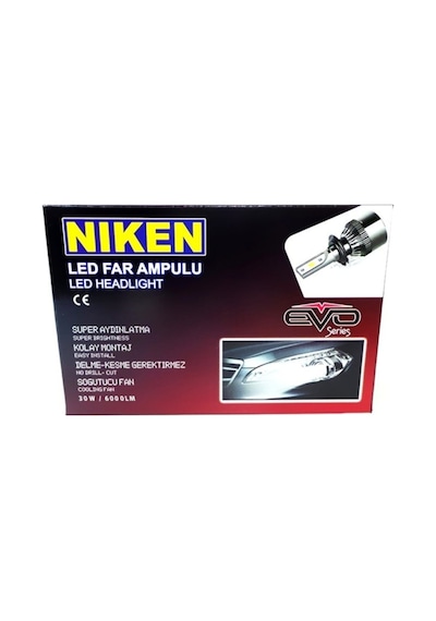 Toyota Uyumlu Aurıs 2006-2012 Led Xenon Sis Farı Ampulü Evo H11