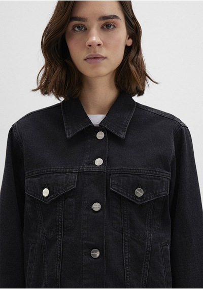 Mavi - Ruby Iconic Koyu Gri Jean Ceket 1110505-89163 Antrasit