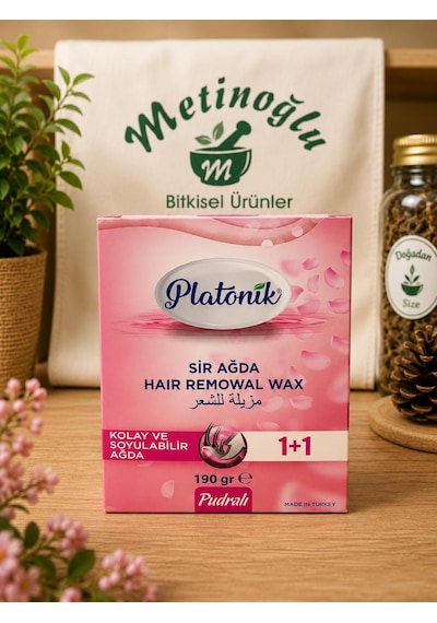 Platonik Cezve Ağda Pudralı 1+1 190 Gr