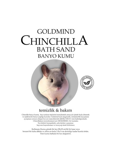 Chinchilla - Hamster Banyo Kumu, Kemirgen Kumu 6, Kilogram