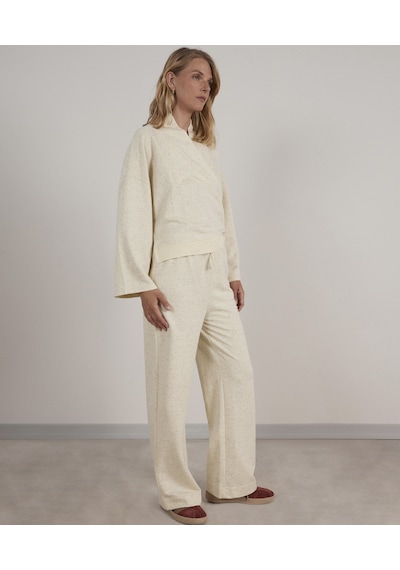 Yargıcı Düz Kesimli Loungewear Altı Ekru