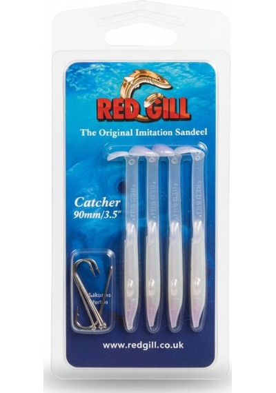 Red Gill Original 9cm Silikon Yem - Read Pearl