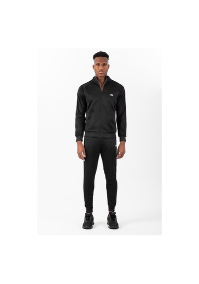 Maraton Sportswear Regular Erkek Ribana Paça Training Siyah Eşofman Altı 21759-siyah Siyah