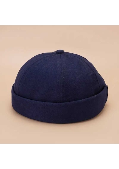 Eleven Market Retro Docker Cap Takke Leon Bere Unisex Lacivert Şapka