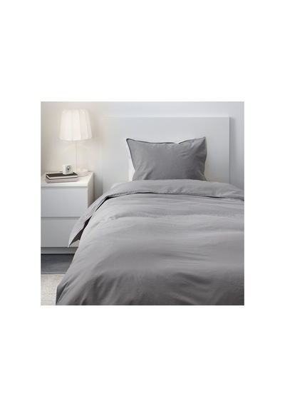 Ikea Angslılja Tek Kişilik Nevresim Takımı 150 X 200 Cm Gri