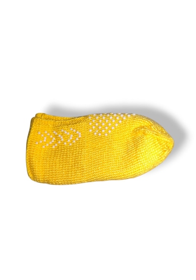 El Örgüsü Patik,çorap.çetik,ev Çorabı,babet Çorap Sarı