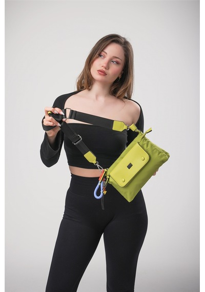 Ççs 18287 Kadın Çapraz Askılı Çanta Yeşil