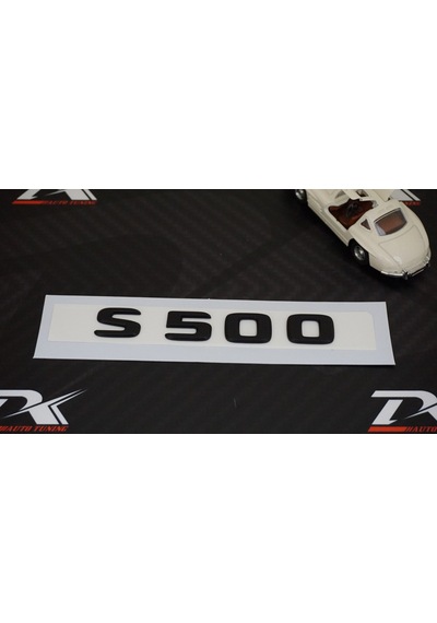 S500 Bagaj Yazı Logo Mat Siyah Renk Ürün