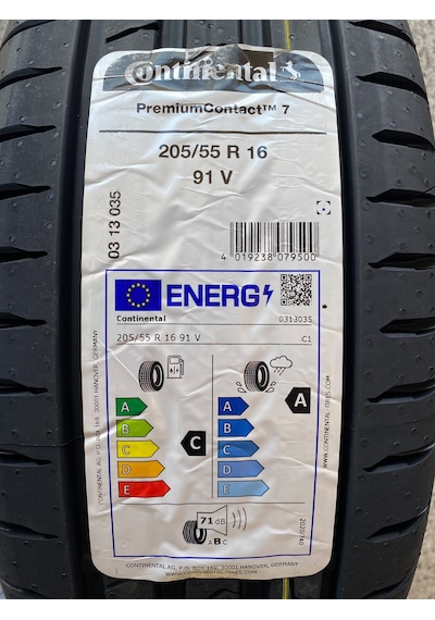 Continental 205/55R16 91V Premium Contact 7 A/C/71 Yaz Lastiği 2026