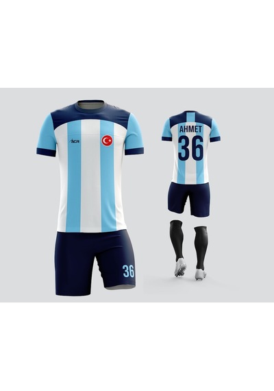 Acr Özel Futbol Forması Ve Şort Yaptırmak - Dijital Baskı Ffs020 Çok Renkli