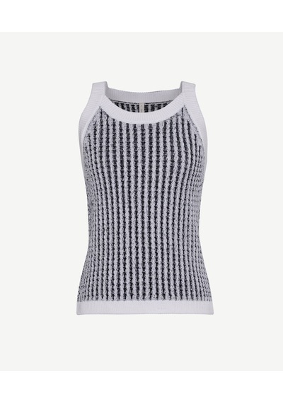 Yargıcı Regular Halter Yaka Kolsuz Kazak 26yktr2065x 002 Beyaz