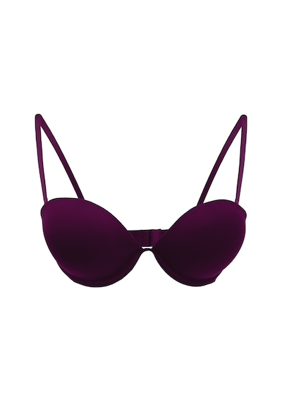 Eros Double Push-up Straplez Sütyen Bordo