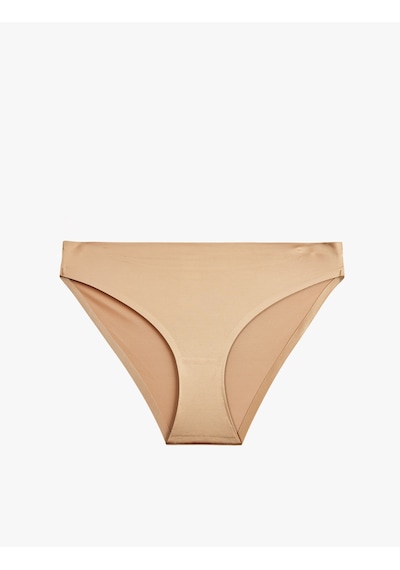 Koton Rahat Kalıp Lazer Kesim Brief Külot Kahverengi 6slk30144mk Kahve