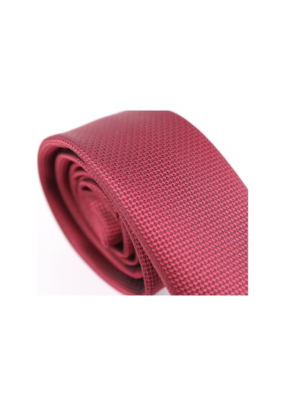 Demfashion Özel Desenli Kravat Mendil Seti - Bordo (533063020) Bordo