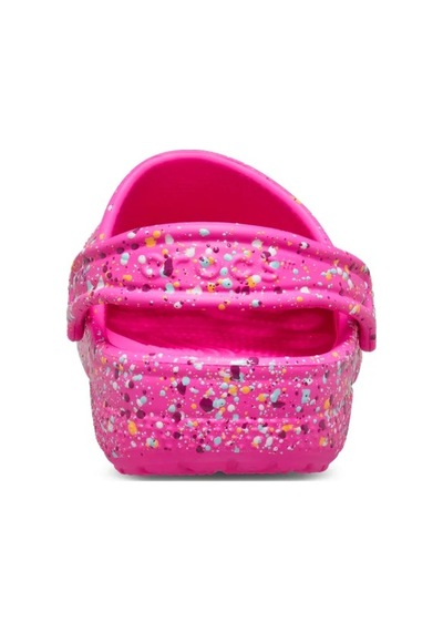 Crocs Classic Paint Splatter Clog K Kız Çocuk Terlik 210349 Pembe