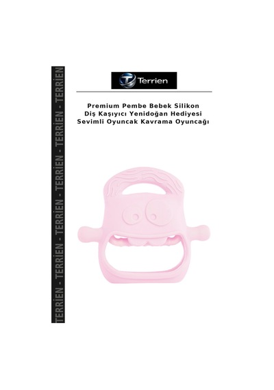 Premium Pembe Bebek Silikon Diş Kaşıyıcı Yenidoğan Hediyesi Sevimli Oyuncak Kavrama Oyuncağı Diğer