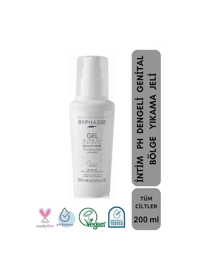 Byphasse İntim Ph Dengeli Genital Bölge Yıkama Jeli 200 ML