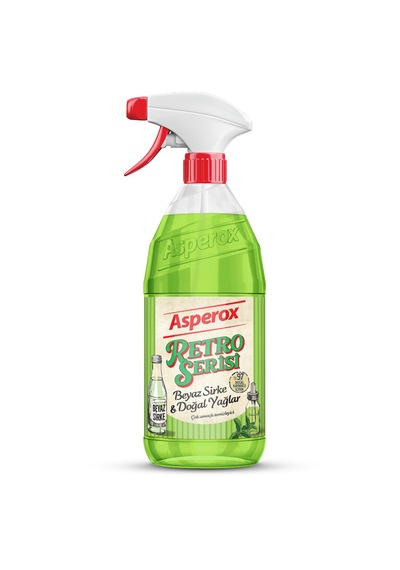 Asperox Retro Serisi Beyaz Sirke & Doğal Yağlar 1 Lt Tekli