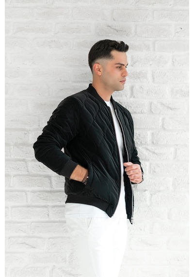 Sir Mevsimlik Regular Fit Fermuarlı Erkek Kapitone Mont 001