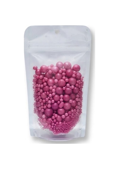 Draje Boncuk 2-4-8mm Pembe 80gr