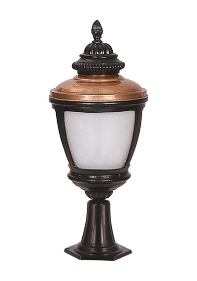 Avonni Bsu-68011-bsy-kop Kahverengi/siyah Elektrostatik Toz Boyalı Dış Mekan Aydınlatma, E27, Aluminyum, Polikarbon Cam, 26cm Sku: Smgstk44e76a8122