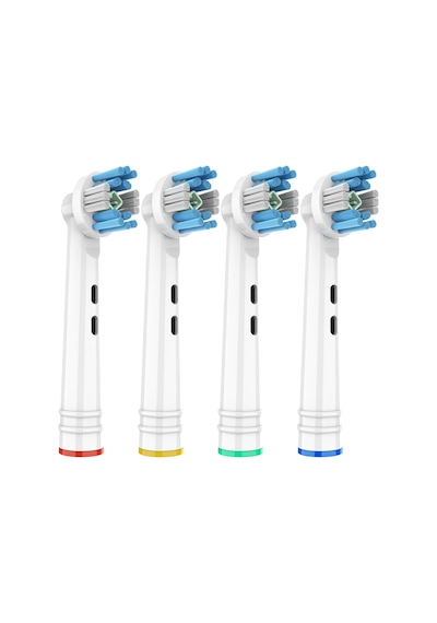 Yedek Diş Fırçası Kafaları Oral B Braun İle Uyumlu Profesyonel Elektrikli Fırça 4 Pcs