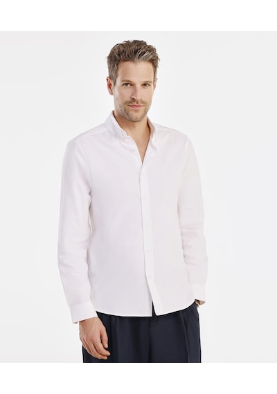 Yargıcı Regular Fit Oxford Gömlek 25yegm6002x 037 Ekru