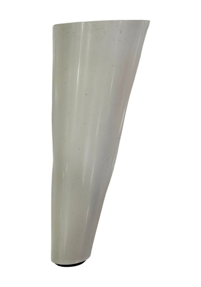 Cateksss 15 Cm Açılı Konik Ayak Beyaz - 6 Lı Paket