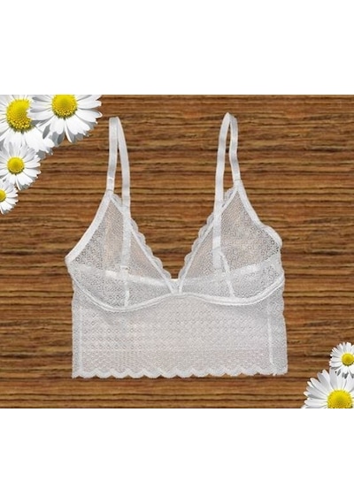 Deep Secret Ekru Full Dantel Soft Bralet 001