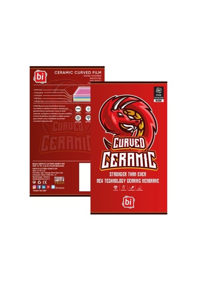 Binano Curved Ceramıc Matte Apple Uyumlu   iPhone 12 Pro Max Nano