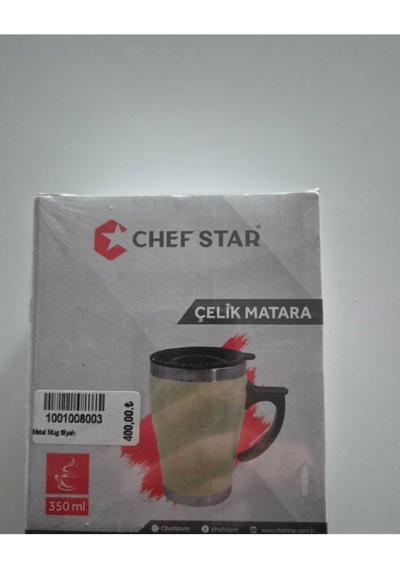 Chef Star Çelik Matara 350ml 165-Koyu Yeşil