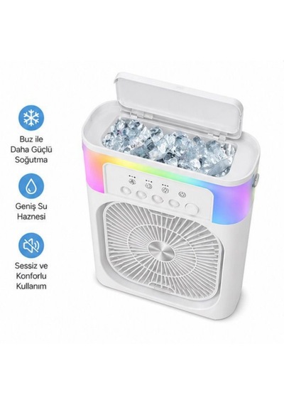 Carboon Dd5005 Sprey Fan Buharlı Işıklı Vantilatör