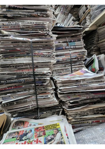 Bayi Çıkışlı Eski Gazete 10 Kg Taşınma Gazete Kağıdı Ambalaj Kağıdı