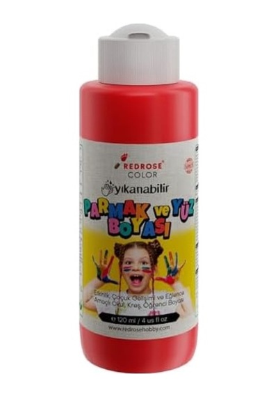 Kırmızı Parmak Boyası 120ml
