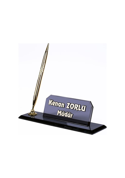 Elf Kristal Masa İsimliği Yeni İş Ofis Masaüstü İsimlik