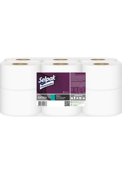 Selpak Professional Extra Jumbo Tuvalet Kağıdı 150 Mt Çok Renkli
