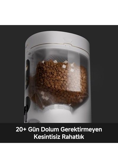 Mova Nutripal 10 Ultra Akıllı Evcil Hayvan Mama Makinesi, 4l Kapasite, Ai Besleme Programı, 1080p Hd Kamera, Çift Y