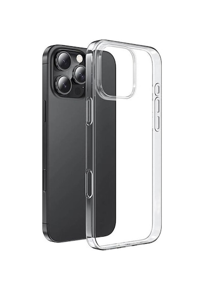 Apple İphone 16 Pro Uyumlu Kılıf Zebana Şeffaf Soft Silikon Kılıf Şeffaf
