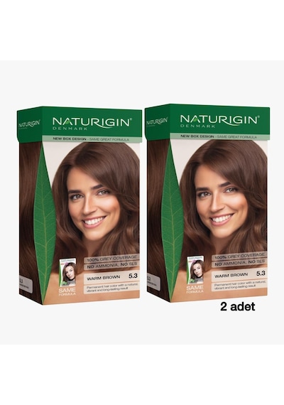 Naturigin Saç Boyası 5.3 Kumral 2 Adet