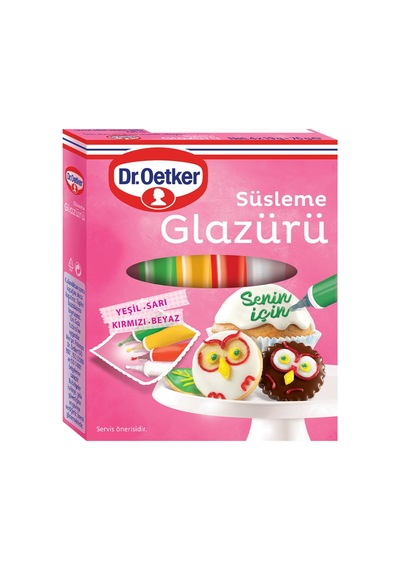 Dr.oetker Süsleme Glazürü 19 X 4 G - 7 Adet Tarı