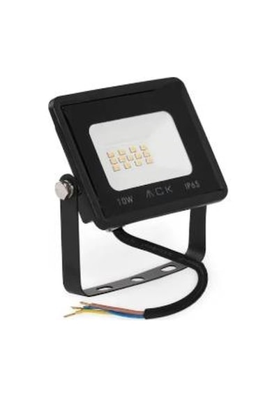 Ack - 10w Tablet Led Projektör İp65 Suya Dayanıklı 3000k 1060lmn Sarı Işık At62-01002