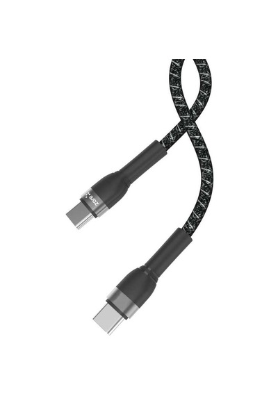 Siyah Shira Serisi Type-c To Type-c Pd Kablo 30 Cm-zore