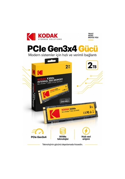 X300s 2tb M.2 Nvme Pcıe Gen3x4 2280 Ssd 2500 Mb/s Okuma 2000 Mb/s Yazma Hızlı Ssd 34757045