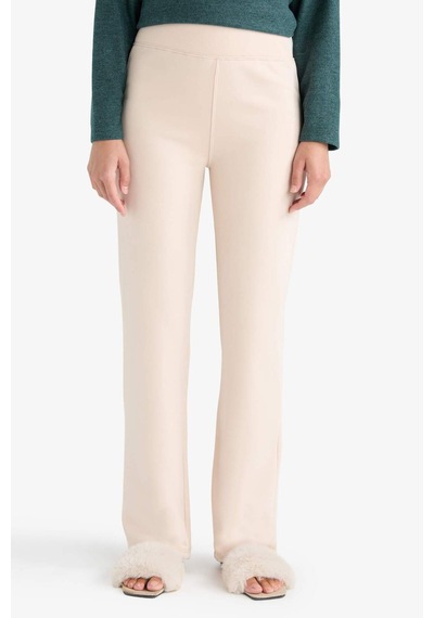 Defacto Flare Fit Geniş Paça Termal Tayt F2545AX25AU Bej