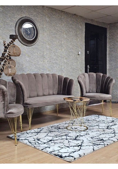 Zafir Gold Kaplama Tel Ayak Papatya Çay Seti Koltuk Takımı , Balkon, Salon, Ofis, Cafe Koltuk Takımı Kahverengi Zafir Gold Kaplama Tel Ayak Papatya Çay Seti Koltuk Takımı , Balkon, Salon, Ofis, Cafe Koltuk Takımı Kahverengi