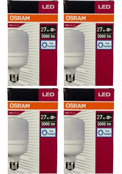 Osram 27w 152w 6500k Beyaz Işık E27 Duylu Led Torch Ampul 4 Adet
