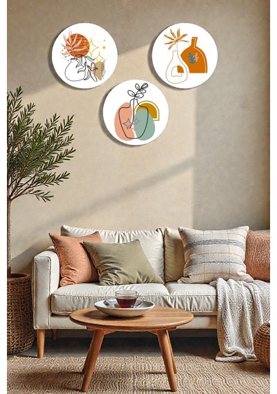 Boho Sanatı Mdf Ahşap Duvar Tablosu, Salon, Yatak Odası, Ofis Dekoratif Süs