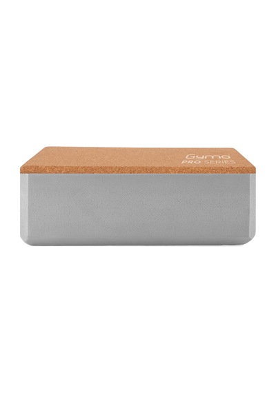 Gymo Pro Series Eva + Cork Yoga Blok Gri