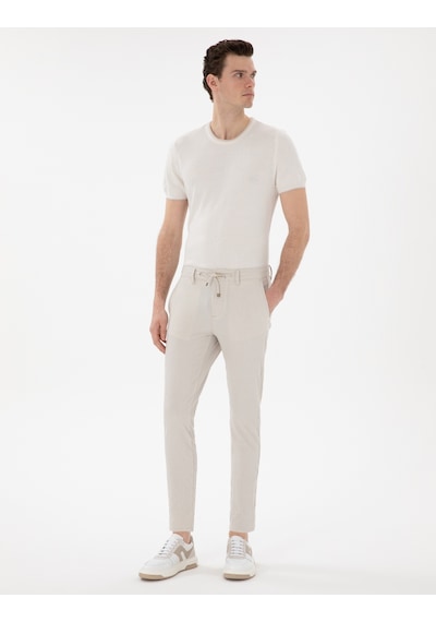 Pierre Cardin Erkek Bej Pantolon Kanvas-chino 50305235-vr011 Bej